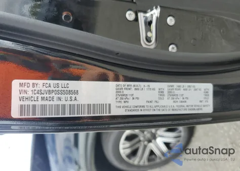 2025 Jeep Wagoneer Series Ii z USA, uszkodzony, nr VIN 1C4SJVBP0SS508568